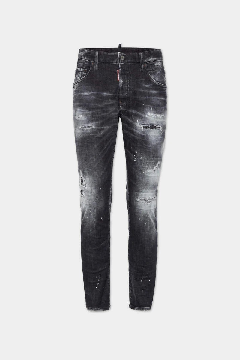 Jeans DSQUARED2 Black Rocky Mountains Wash Skater