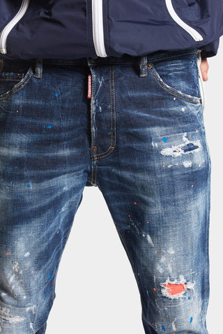 DSQUARED2 Jeans Dark Neon Splash Wash - Moda & Modi Luxury