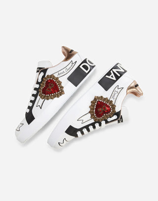 DOLCE&GABBANA Sneakers da Donna con patch e ricamo - Moda & Modi Luxury