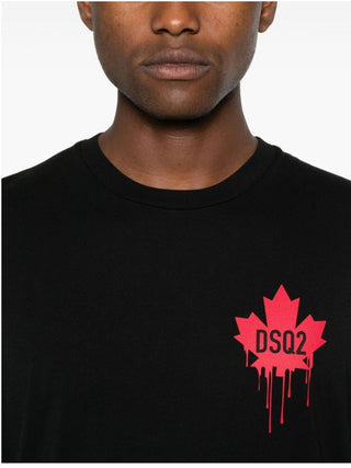 T-shirt DSQUARED2 Maple Leaf Cool Fit - Moda & Modi Luxury