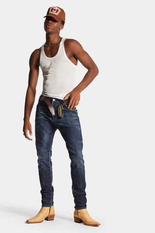 DSQUARED2 DARK CLEAN WASH COOL GUY JEANS - Moda & Modi Luxury