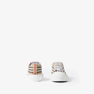 BURBERRY Sneaker in cotone Check Uomo - Moda & Modi Luxury