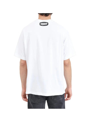 DSQUARED2 T-shirt oversize con patch logo retro - Moda & Modi Luxury