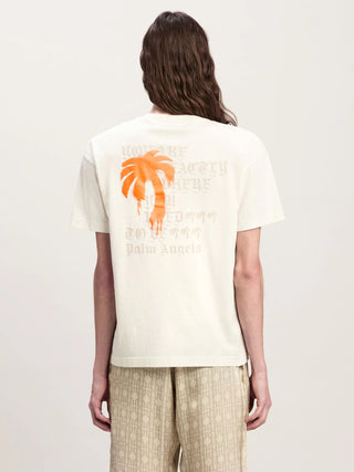 PALM ANGELS T - SHIRT STATEMENT MONOGRAM - Moda & Modi Luxury