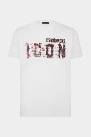 T-Shirt DSQUARED2 ICON SCRIBBLE - Moda & Modi Luxury