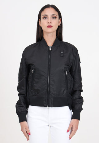 BLAUER BOMBER SATIN E NEOPRENE ELEANOR - Moda & Modi Luxury