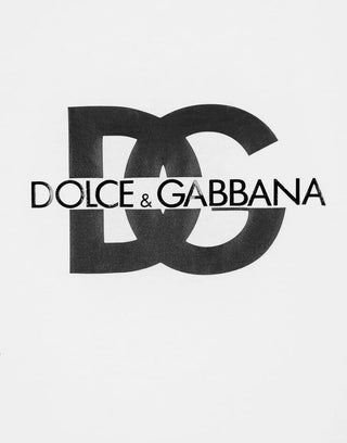 DOLCE E GABBANA T - SHIRT MANICA CORTA STAMPA DG LOGO - Moda & Modi Luxury