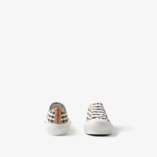 BURBERRY Sneaker in cotone Check Donna - Moda & Modi Luxury