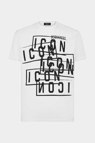 DSQUARED2 T-shirt Icon Stamps Cool Fit - Moda & Modi Luxury