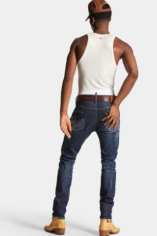 DSQUARED2 DARK CLEAN WASH COOL GUY JEANS - Moda & Modi Luxury