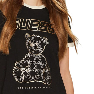 T-shirt GUESS nera logo bear - Moda & Modi Luxury