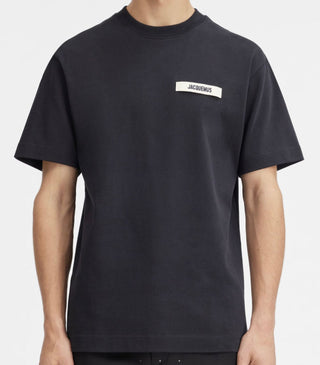 JACQUEMUS T-shirt con logo in gros grain - Moda & Modi Luxury