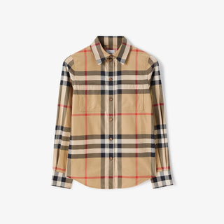 BURBERRY CAMICIA IN COTONE CHECK - Moda & Modi Luxury