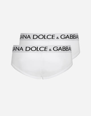 Slip Bi - Pack DOLCE&GABBANA brando jersey cotone bielastico - Moda & Modi Luxury