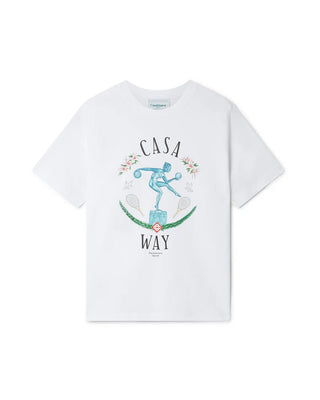 CASABLANCA T-shirt con statua in marmo - Moda & Modi Luxury