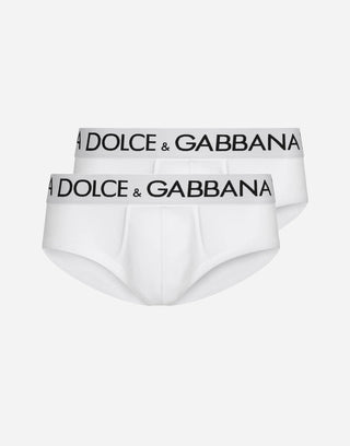 Slip Bi - Pack DOLCE&GABBANA brando jersey cotone bielastico - Moda & Modi Luxury