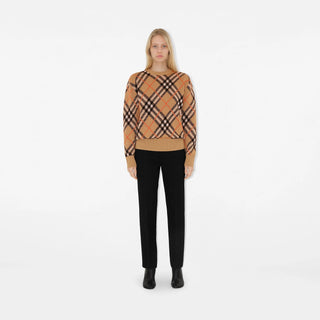 Pullover BURBERRY in misto lana Check - Moda & Modi Luxury