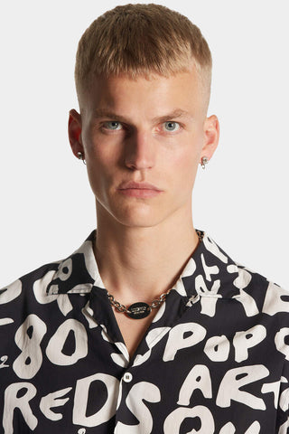 DSQUARED2 D2 POP 80'S BOWLING SHIRT - Moda & Modi Luxury