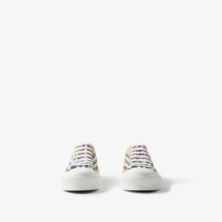 BURBERRY Sneaker in cotone Check Donna - Moda & Modi Luxury