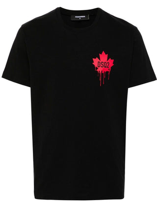 T-shirt DSQUARED2 Maple Leaf Cool Fit - Moda & Modi Luxury