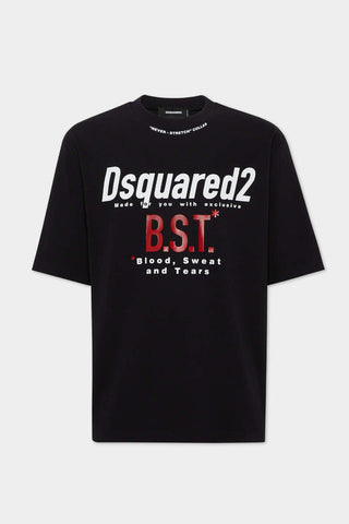 T-shirt DSQUARED2 Loose Fit Blood Sweat Tears - Moda & Modi Luxury