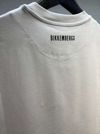 T-shirt BIKKEMBERGS slim fit uomo con logo - Moda & Modi Luxury