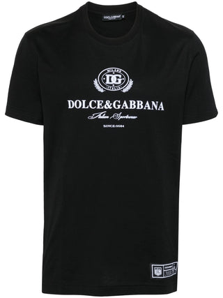 T-shirt DOLCE&GABBANA in cotone con stampa logo - Moda & Modi Luxury