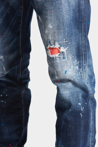 DSQUARED2 Jeans Dark Neon Splash Wash - Moda & Modi Luxury