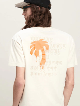 PALM ANGELS T - SHIRT STATEMENT MONOGRAM - Moda & Modi Luxury