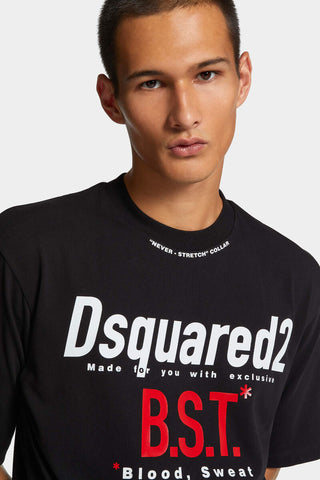 T-shirt DSQUARED2 Loose Fit Blood Sweat Tears - Moda & Modi Luxury