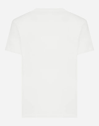 DOLCE&GABBANA T-shirt in cotone con logo embossing - Moda & Modi Luxury