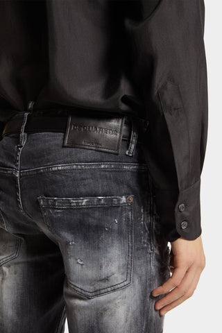 Jeans DSQUARED2 Black Jet Set Wash Skater - Moda & Modi Luxury