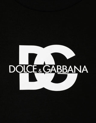 DOLCE E GABBANA T - SHIRT MANICA CORTA STAMPA DG LOGO - Moda & Modi Luxury