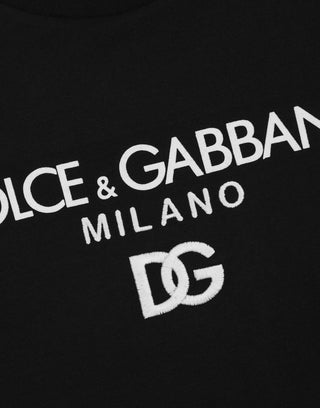 DOLCE&GABBANA T-shirt in cotone con ricamo DG - Moda & Modi Luxury